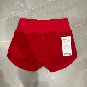 Lululemon Speed Up HR Short 4” *Lined
